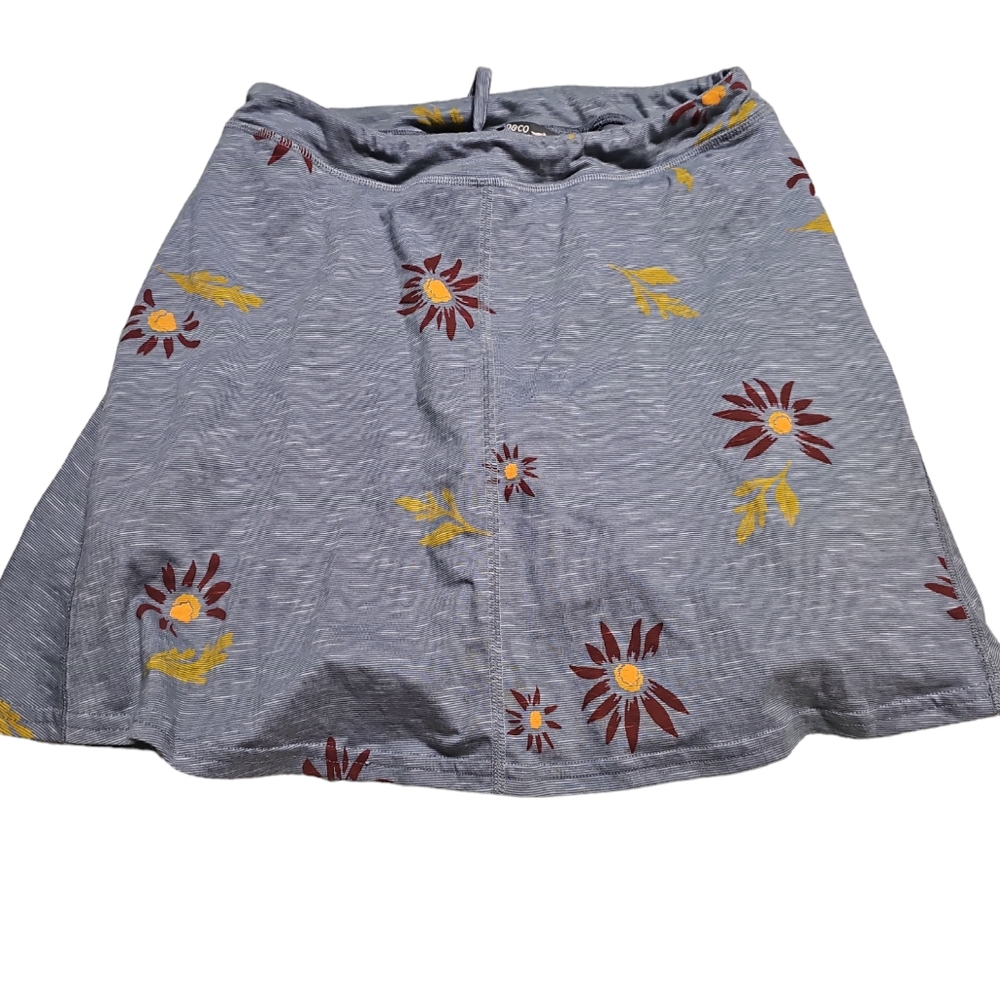 Toad&Co | North Shore Gerbera Chaka A-Line Skirt w/ attached short - Women Small